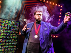 Production image of The Mind Mangler, Pamela Raith Photography.