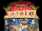Production image of Mother Goose with Ian McKellen and John Bishop.