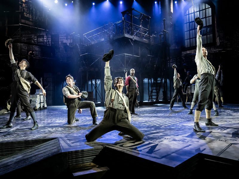 Production image of NEWSIES by Disney | Credit: Johan Persson