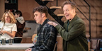Caissie Levy, Jack Wolfe, Jack Ofrecio, Jamie Parker in NEXT TO NORMAL - Donmar Warehouse - photo by Marc Brenner