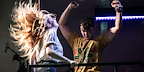 Eleanor Worthington-Cox and Jack Ofrecio in NEXT TO NORMAL - Donmar Warehouse - photo by Marc Brenner