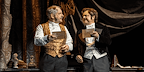 Martin Ball as Monsieur Firmin & Adam Linstead as Monsieur André. Photo by Johan Persson London Theatre Direct Tickets. 