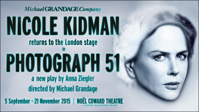 Photograph 51 Nicole Kidman tickets London Noel Coward Theatre