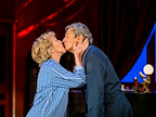 Private Lives Nigel Havers and Patricia Hodge Kissing