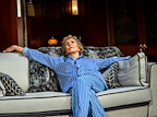 Private Lives Patricia Hodge on the sofa