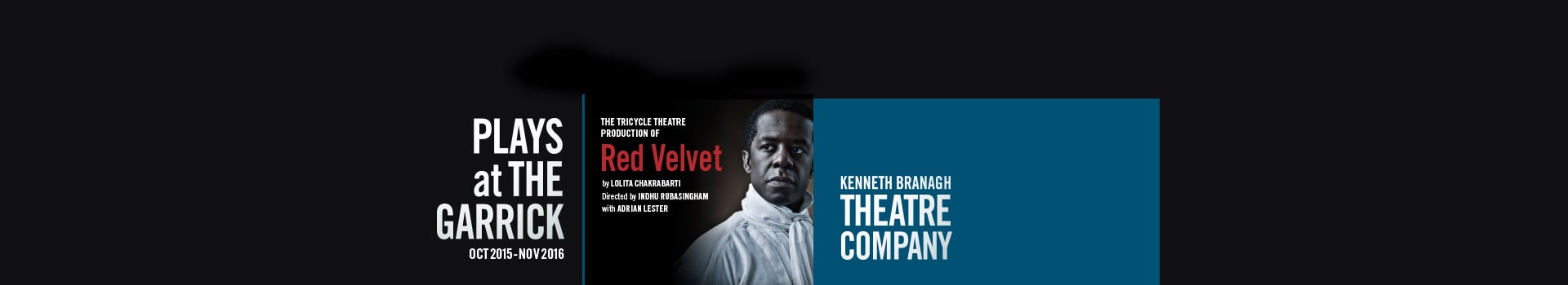 Red Velvet tickets starring Adrian Lester Garrick Theatre Branagh Company