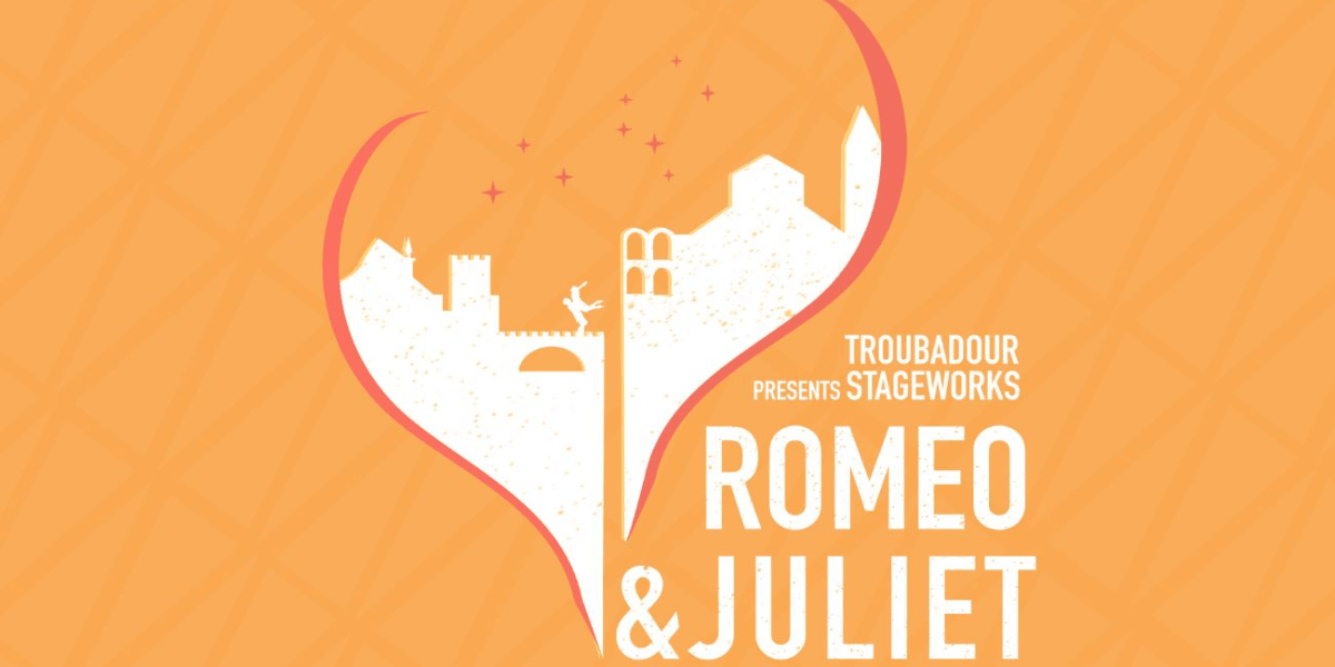 Text: Troubadour Stageworks presents Romeo and Juliet