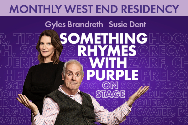 Interview with Something Rhymes with Purple’s Gyles Brandreth and Susie Dent 
