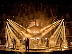 The cast of Standing at the Sky's Edge in the West End. Credit Brinkhoff-Moegenburg. Featuring the _I Love You Bridge_ copyright 2001 Jason Lowe