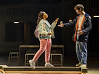 Elizabeth Ayodele as Joy and Samuel Jordan as Jimmy in Standing at the Sky's Edge in the West End. Credit Brinkhoff-Moegenburg