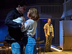 Jonathon Bentley as Nigel, Rachael Louise Miller as Cathy and Joel Harper-Jackson as Harry in Standing at the Sky's Edge in the West End. Credit Brinkhoff-Moegenburg