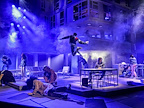 The cast of Standing at the Sky's Edge in the West End. Credit Brinkhoff-Moegenburg