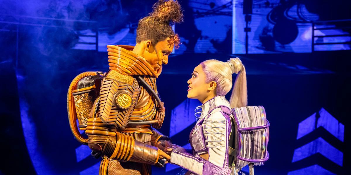 The cast of Starlight Express, London