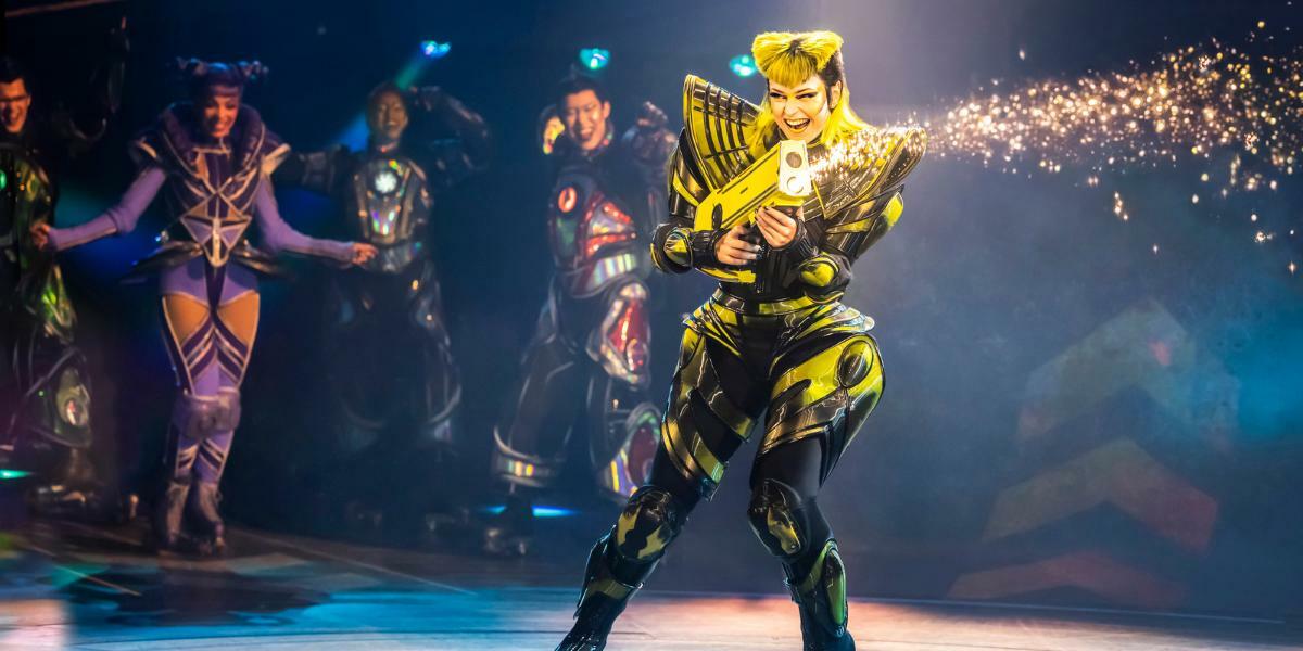 The cast of Starlight Express, London