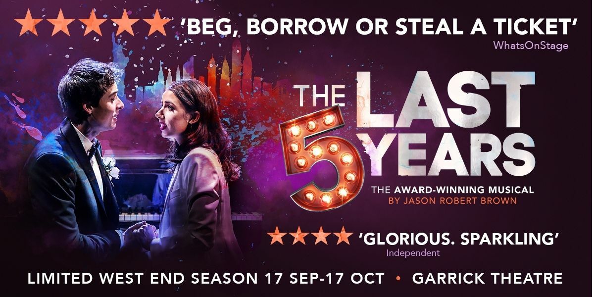 The Last Five Years to transfer to the West End’s Vaudeville Theatre