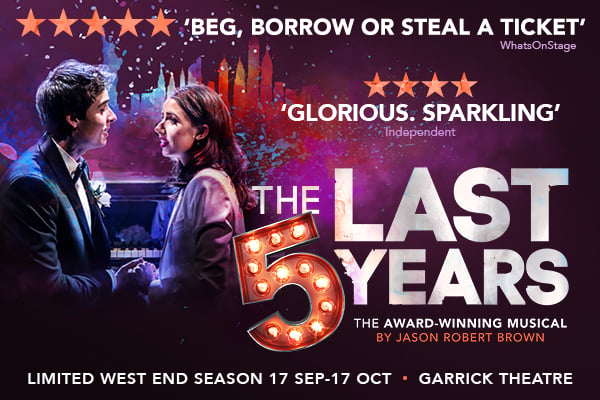 The Last Five Years to transfer to the West End’s Vaudeville Theatre