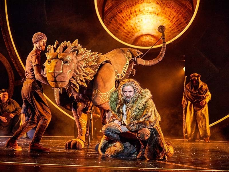 Chris Jared as Aslan in The Lion, The Witch and The Wardrobe tickets available now. credit: Brinkhoff-Moegenburg