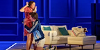 Bel Powley (Annie) and Oliver Johnstone (Max) in The Real Thing at The Old Vic - credit Manuel Harlan