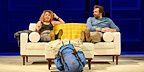 Karise Yansen (Debbie) and James McArdle (Henry) in The Real Thing at The Old Vic - credit Manuel Harlan