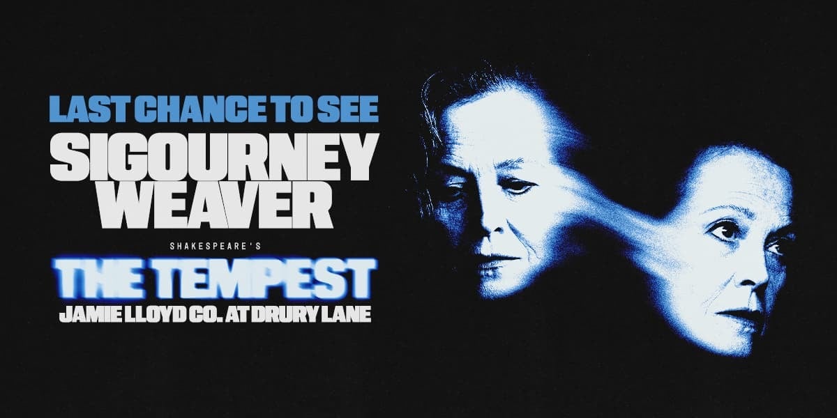 Sigourney Weaver stars in Jamie Llyod 's The Tempest at Theatre Royal Drury Lane
