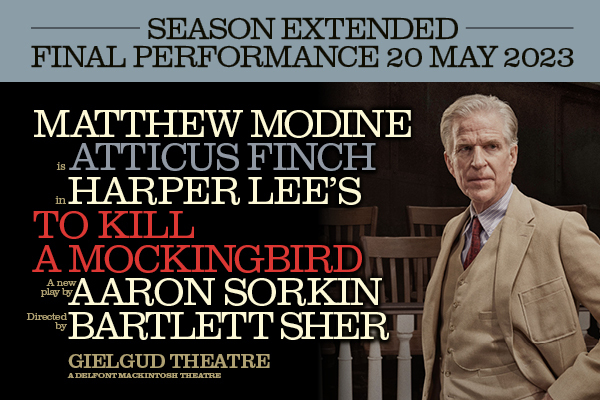 Robert Sean Leonard stars in To Kill a Mockingbird at Regent's Park