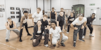 Wendy & Peter Pan in rehearsals