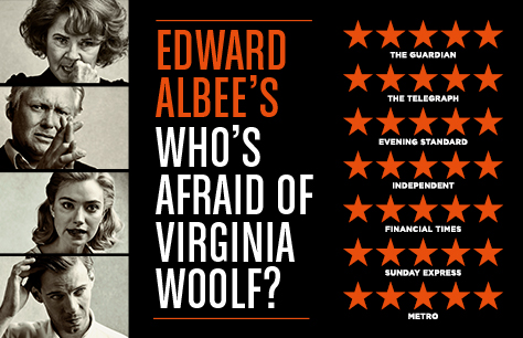REVIEW: Who's Afraid of Virginia Woolf? " Staunton and Hill are perfection. . ."