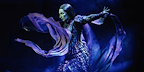 Emma Kingston as Elphaba in Wicked, London. Photo by Mark Senior