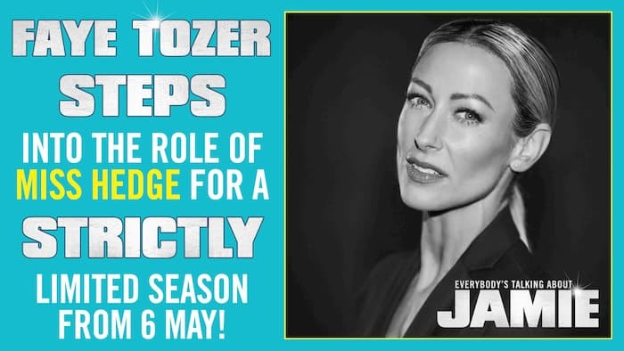 Steps pop singer Faye Tozer cast as Miss Hedge in hit musical Everybody's Talking About Jamie