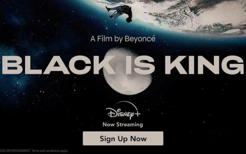 Beyoncé's Black is King now available to stream on Disney+!