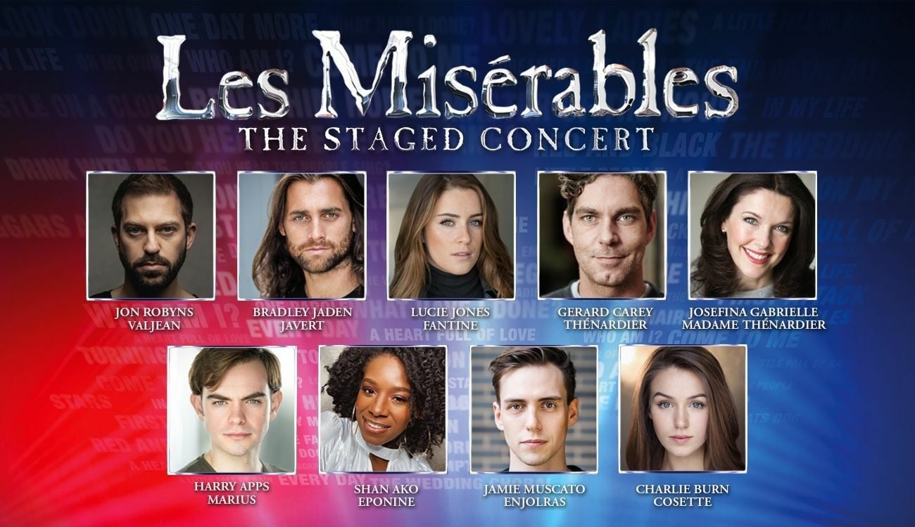 Full cast announced for Les Misérables The Staged Concert