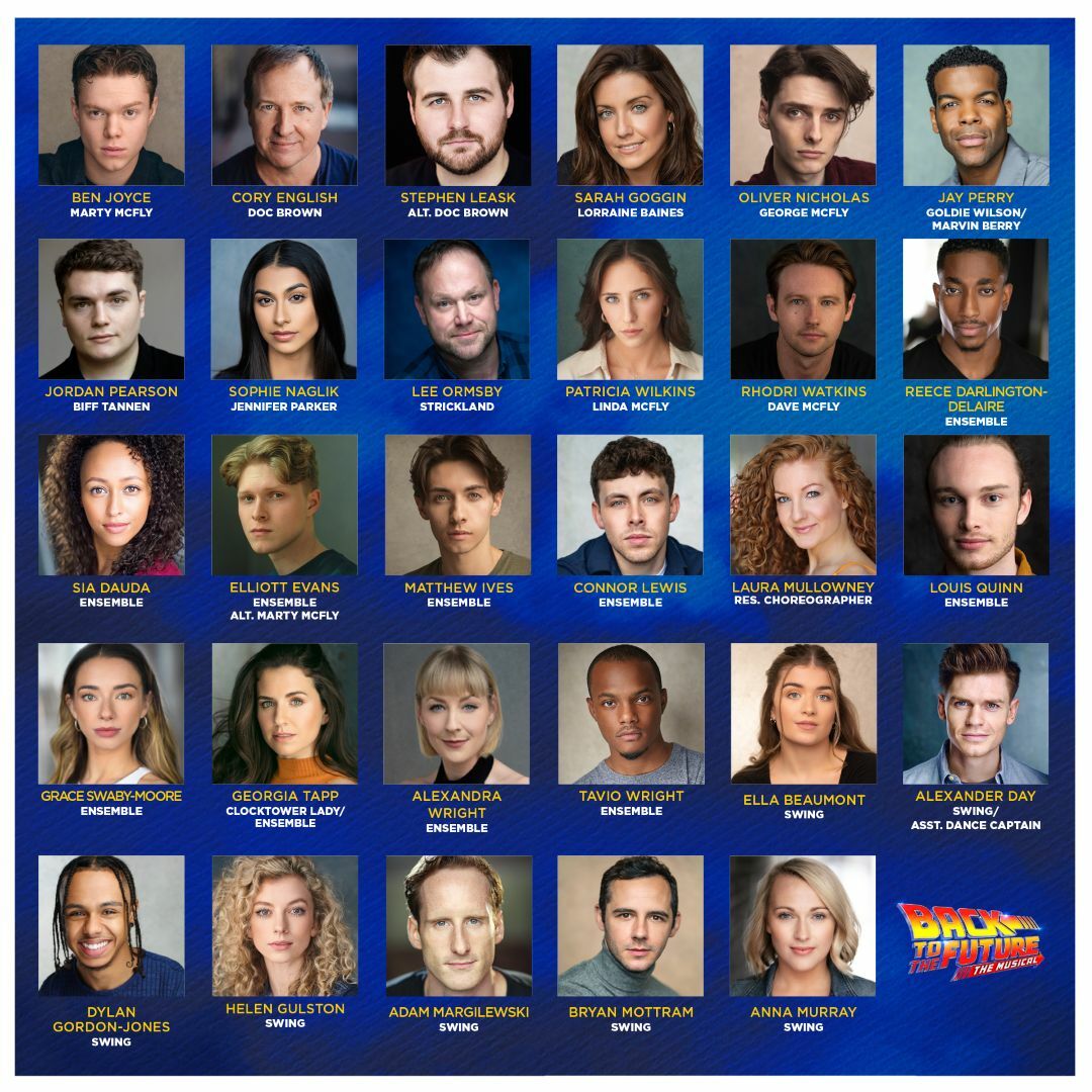 New cast announced for Back To The Future the Musical 