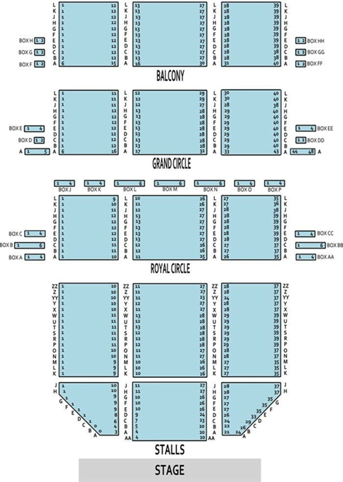Theatre Royal Drury Lane Best Seats and Seating Plan