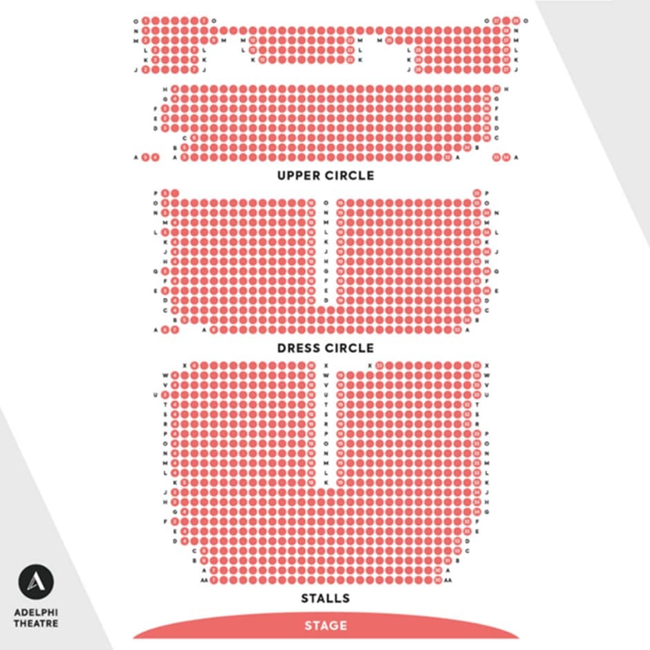Adelphi Theatre Best Seats and Seating Plan