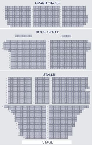 Shaftesbury Theatre Best seats and seating plan