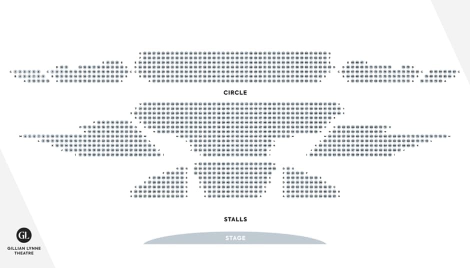 Gillian Lynne Theatre Best seats and seating plan
