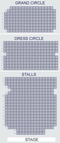 Vaudeville Theatre Best Seats and Seating Plan