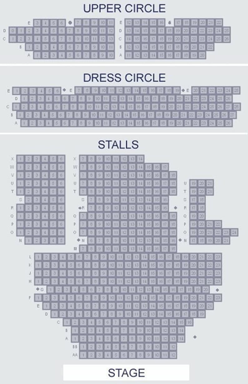 Garrick Theatre Best Seats and Seating Plan