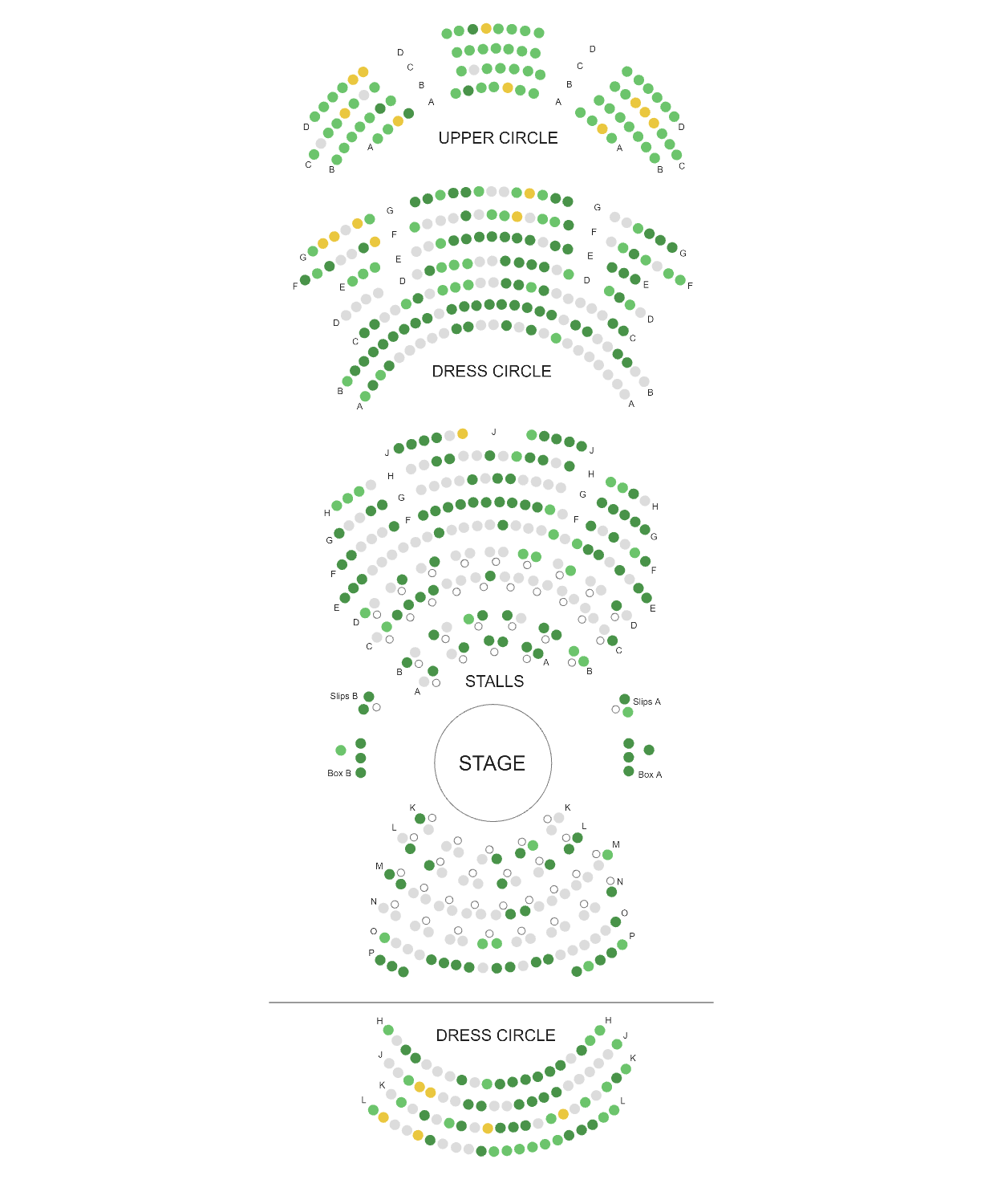 Playhouse Theatre best seats and seating plan