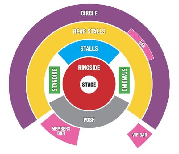 Roundhouse best seats and seating plan