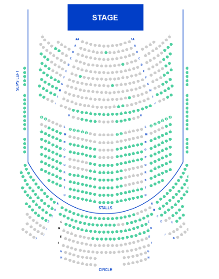 Alexandra Palace Theatre best seats and seating plan