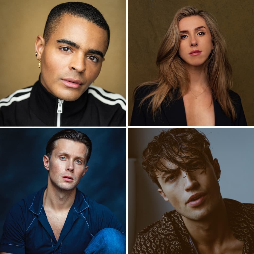 Jordan Luke Gage, Lauren Drew, Rob Houchen and Layton Williams board the Titanique 