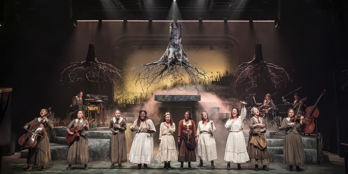 The cast of Coven at the Kiln Theatre