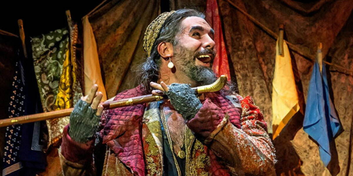 Simon Lipkin in the role of Fagin in Oliver! The Musical