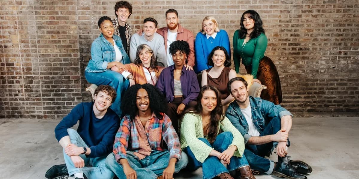 The West End cast of Avenue Q 2026. Photo by Danny Kaan