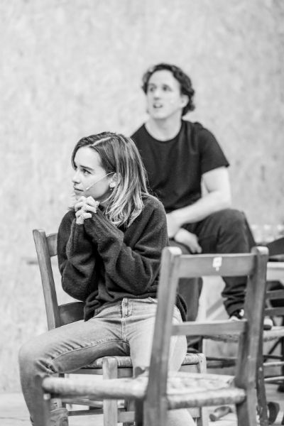 First Look: Emilia Clarke in rehearsals for The Seagull