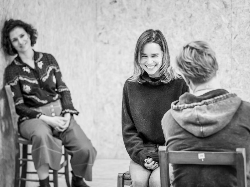 First Look: Emilia Clarke in rehearsals for The Seagull
