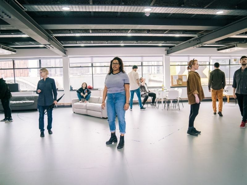 First Look: The cast of Sleepless: A Musical Romance in rehearsals
