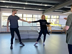 First Look: The cast of Sleepless: A Musical Romance in rehearsals