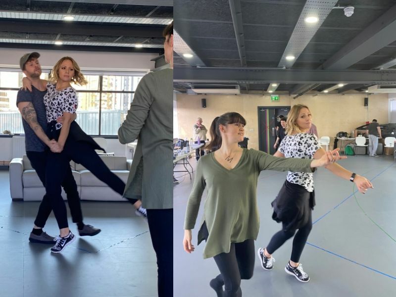 First Look: The cast of Sleepless: A Musical Romance in rehearsals